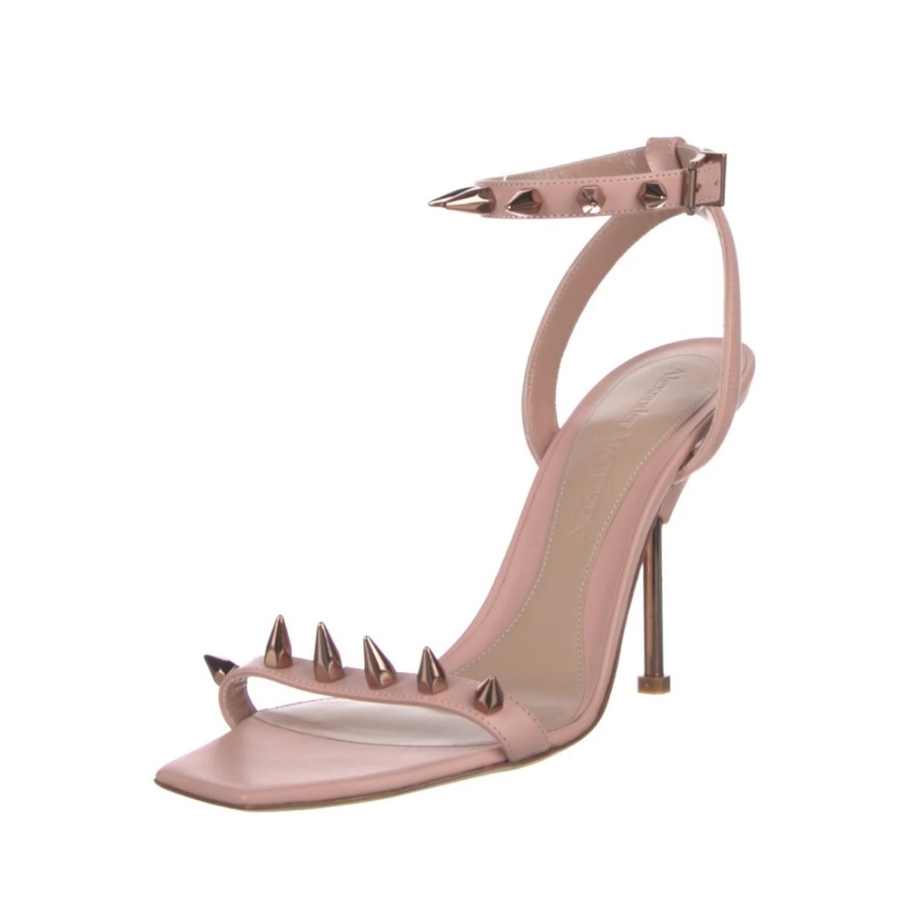 Alexander McQueen Pink Spiked Heels